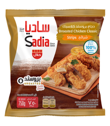 Sadia Frozen Broasted Chicken Strips Classic (11 Pieces Approx) 750 gr