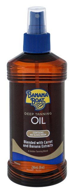 Banana Boat Deep Tanning Oil Spray with Carrot & Banana Extracts 236 ml