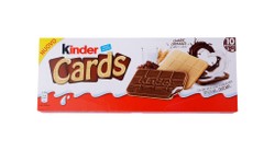 Kinder Cards Milk & Cocoa Sandwich Biscuits 5 x 25.6 gr