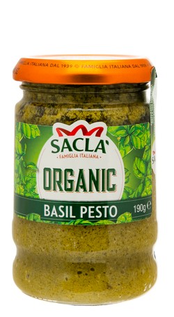 Sacla Organic Basil Pesto 190 gr