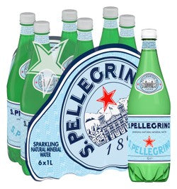 San Pellegrino Sparkling Water (6x1L) 6 x 1 L