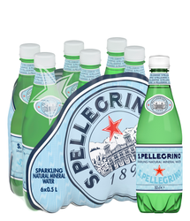 San Pellegrino Natural Sparkling Water (6x500ml) 6 x 500 ml