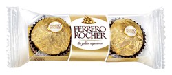 Ferrero Rocher Chocolates (3 Pieces) 37.5 gr