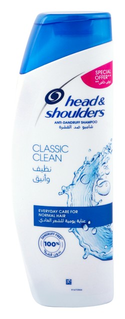 Head & Shoulders Classic Clean Anti-Dandruff Shampoo (Special Offer) 400 ml