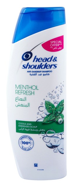 Head & Shoulders Menthol Refresh Anti-Dandruff Shampoo (Special Offer) 400 ml