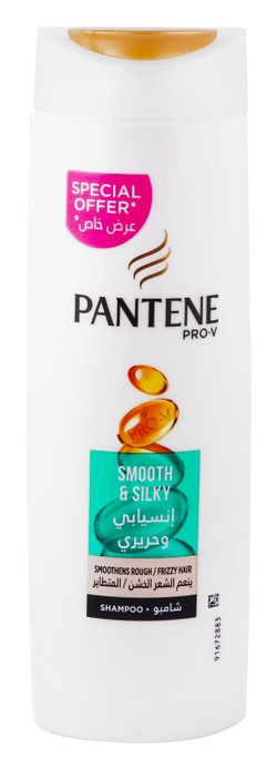 Шампунь Pantene Pro-V Smooth &amp; Silky для жестких и вьющихся волос (специальное предложение) 400 мл