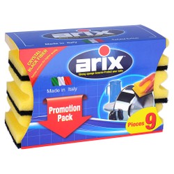 Arix Strong Scourer Sponge 9 per pack