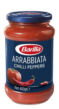 Barilla Arrabbiata Pasta Sauce with Italian Tomato & Chili Peppers - gluten free  no added preservatives 400 gr