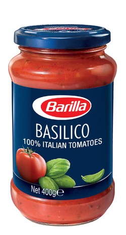 Barilla Basilico Pasta Sauce with Italian Tomatoes & Basil - gluten free  no added preservatives 400 gr