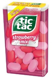 Tic Tac Strawberry Mix Flavor 18 gr