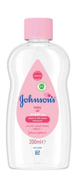 Johnson s Baby Oil - parabens free  dyes free 200 ml