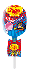 Chupa Chups Changing Faces Lollipop Strawberry Flavor with Surprise Toy 12 gr