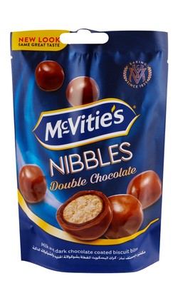 McVitie s Digestive Nibbles Double Chocolate Coated Biscuit Balls 120 gr