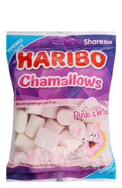 Haribo Chamallows Pink & White Marshmallows 70 gr