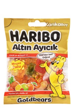 Haribo Goldbears Gummy Candies Assorted Fruit Flavors 80 gr