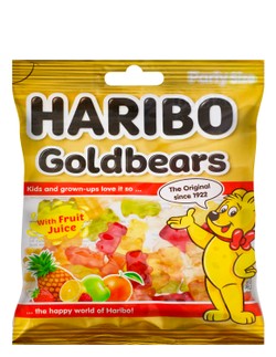 Haribo Gold Bear Gummies Mixed Fruit Flavor - artificial color free 160 gr