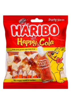 Haribo Happy Gummies Cola Flavor - artificial colors free 160 gr