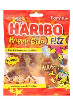 Haribo Happy Cola Fizz Sour Gummy Candies 160 gr