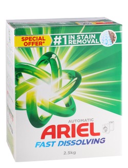 Ariel Fast Dissolving Automatic Laundry Detergent Powder Top & Front Load (Special Offer) 2.5 kg