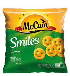 McCain Smiles Frozen Mashed Potato 750 gr