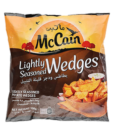 McCain Frozen Lightly Seasoned Potato Wedges 750 gr