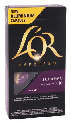 L OR Supremo Espresso Capsules - Intensity 10 10 capsules