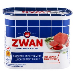 Zwan Hot & Spicy Chicken Luncheon Meat 340 gr