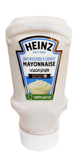 Heinz Incredibly Light Mayonnaise - artificial colors free  artificial flavors free 310 ml