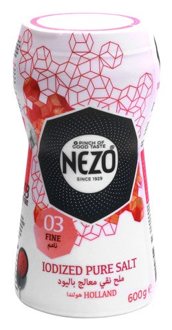 Nezo Fine Iodized Salt 600 gr