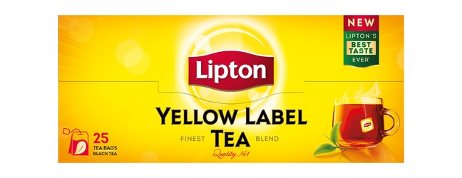 Lipton Yellow Label Black Tea Bags 25 per pack