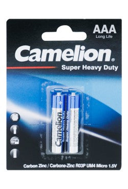 Camelion Heavy Duty 1.5V AAA Battery 2 per pack