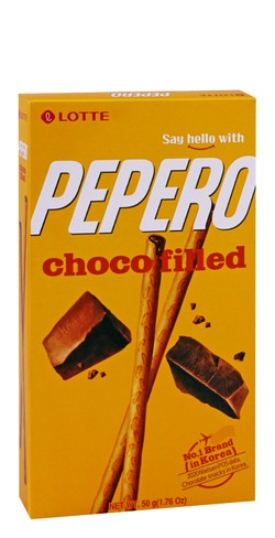 Lotte Pepero Stick Biscuits Filled with Chocolate 45 gr