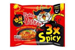 Samyang Buldak 3x Spicy Instant Ramen Noodles Hot Chicken Flavor 140 gr