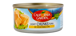 California Garden Light Tuna Chunks in Vegetable Oil 130 gr