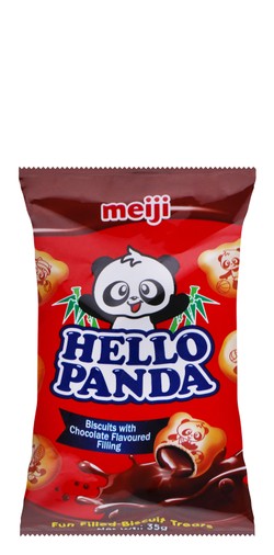 Meiji Hello Panda Biscuits Filled with Chocolate Cream 35 gr