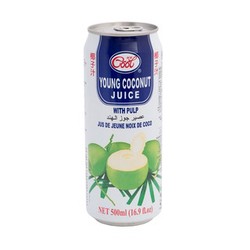 Ice Cool Young Coconut Juice with Pulp 500 ml