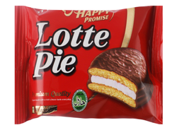 Lotte Pie Chocolate Coated Snack Filled with Marshmallow - vegetarian 28 gr