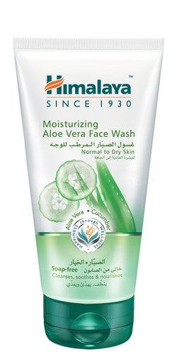 Himalaya Herbals Gentle Hydrating Face Wash with Aloe Vera & Cucumber for Normal to Dry Skin 150 ml