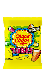 Chupa Chups Sour Mini Tubes Candies Assorted Flavor 24.2 gr