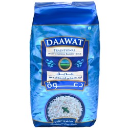 Daawat Traditional Indian White Basmati Rice 1 kg