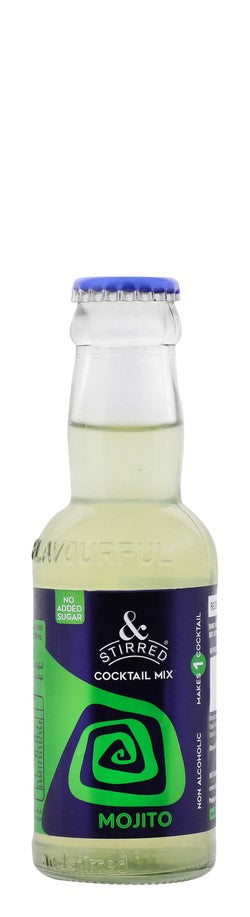 &Stirred Non-Alcoholic Mojito Cocktail Mix - no added sugar 125 ml