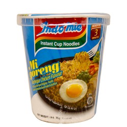 Indomie Mi Goreng Instant Noodle Cup Chicken BBQ Flavor 75 gr