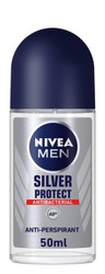 Nivea Men Silver Protect 48H Antibacterial & Antiperspirant Roll-On Deodorant 50 ml