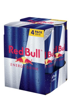 Red Bull Energy Drink 4 x 250 мл