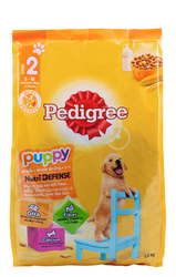 Pedigree Nutri Defense Dry Food Chicken  Egg & Milk Flavor for Puppies Stage 2 (3-18 Months) 1.3 kg