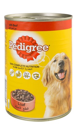 Pedigree Wet Loaf with Beef Dog Food for Adult Dogs 400 gr