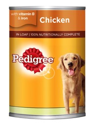 Pedigree Wet Dog Food with Chicken in Loaf 400 gr