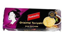 Fantastic Rice Crackers Oriental Teriyaki Flavor - gluten free 100 gr