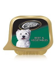 Cesar Wet Dog Food with Beef & Vegetables 100 gr