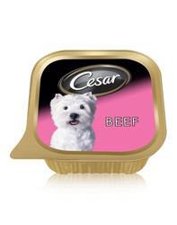 Cesar Wet Dog Food with Beef 100 gr